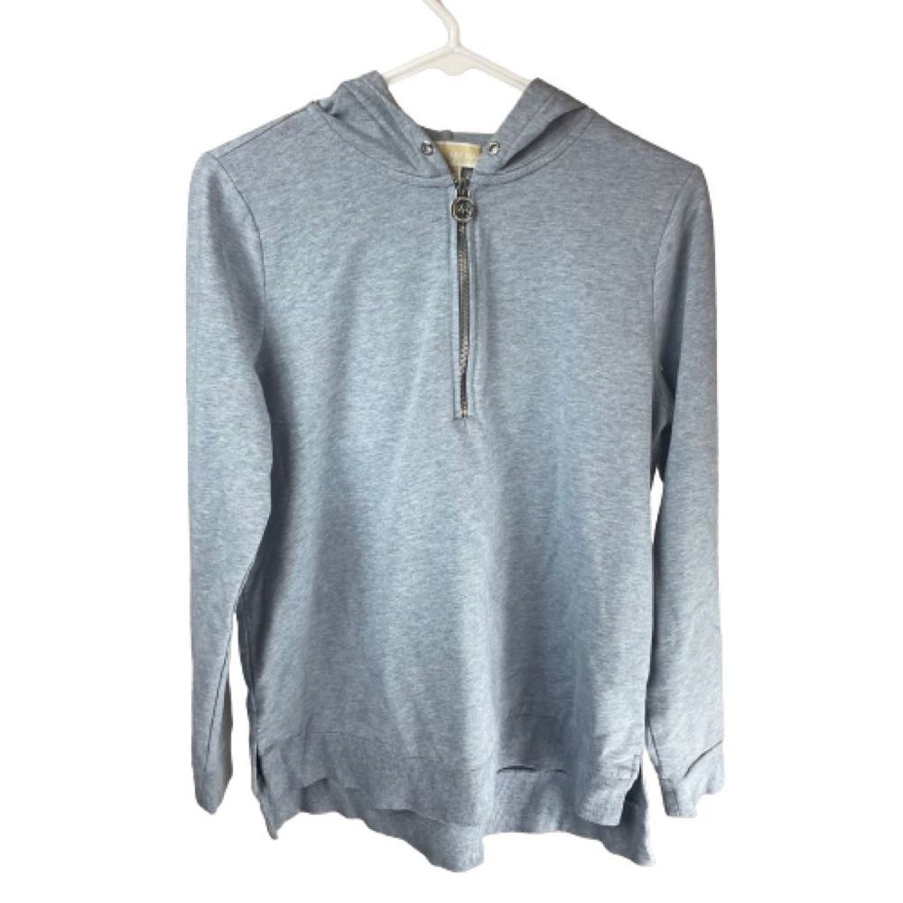 Michael Kors Blue Lightweight Hoodie in Medium Size